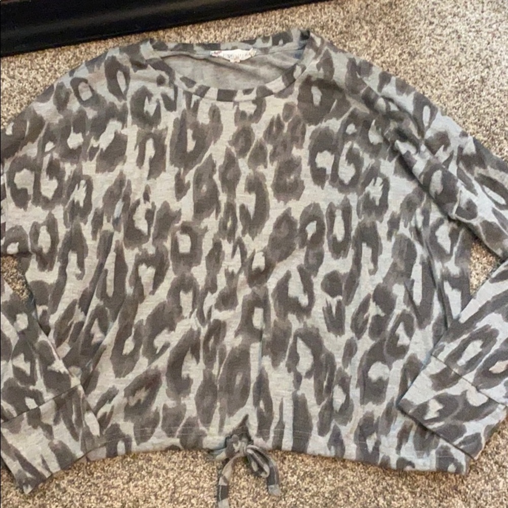 Cheetah print top